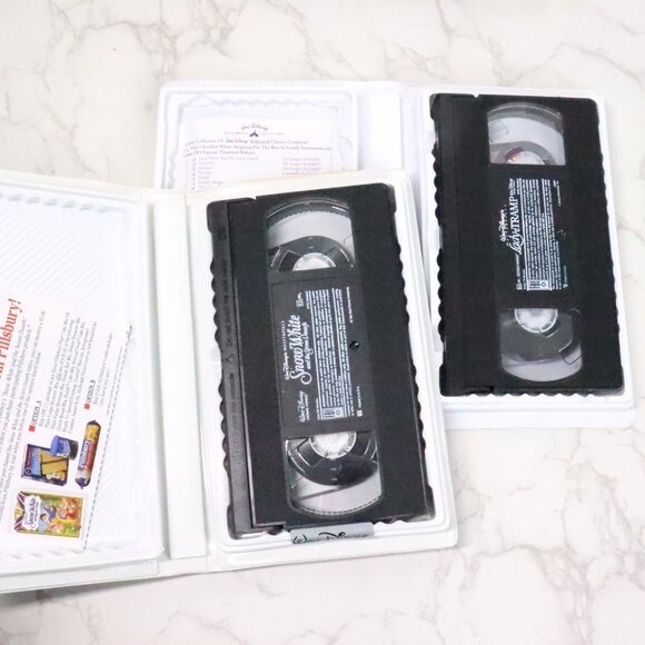 7pc Mixed Vintage 90s Disney VHS Tape Movie Bundle Lot Black Diamond Masterpiece - Picture 4 of 10